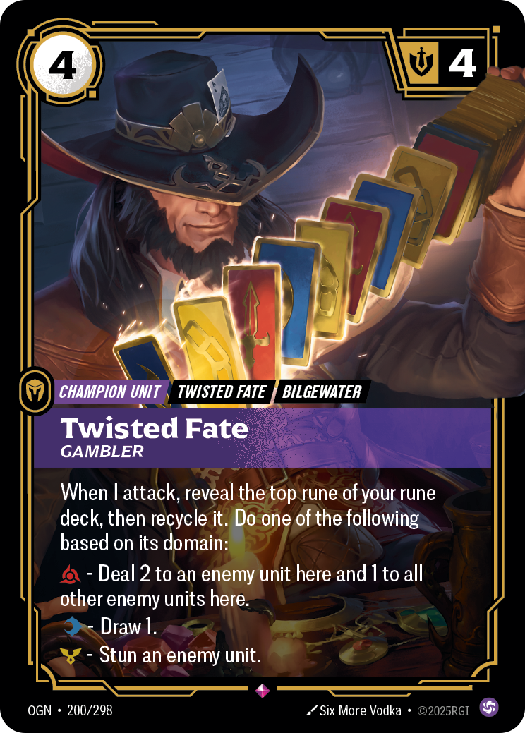 Twisted Fate - Gambler