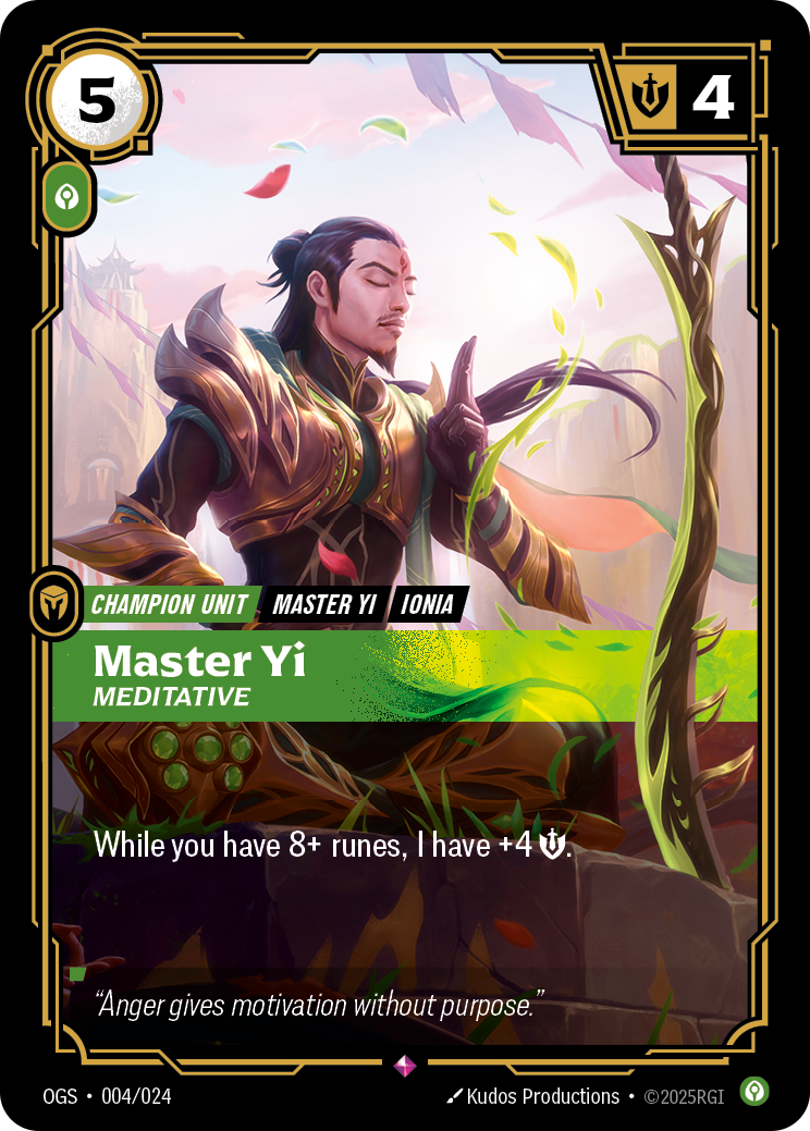 Master Yi - Meditative