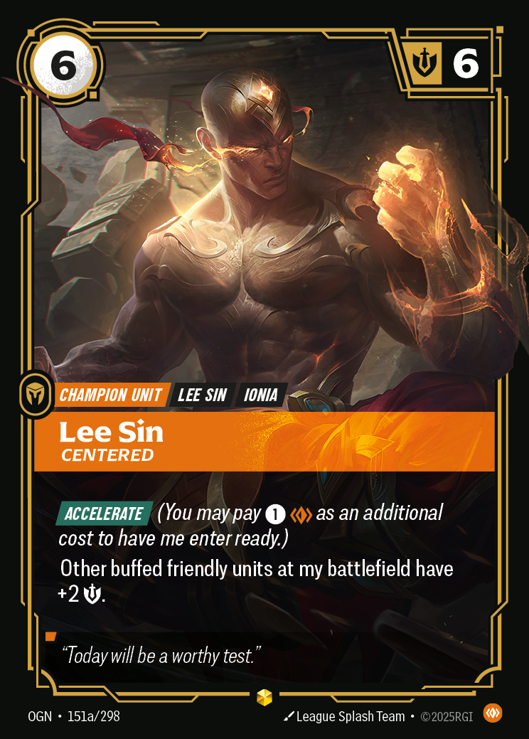 Lee Sin - Centered