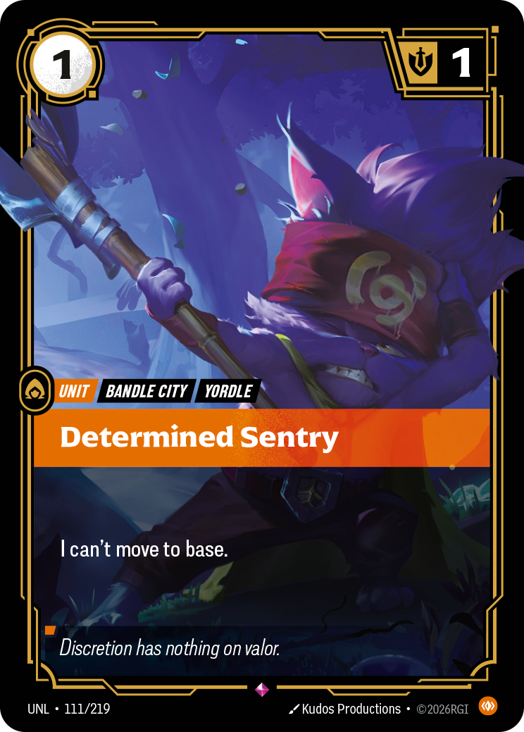 Determined Sentry