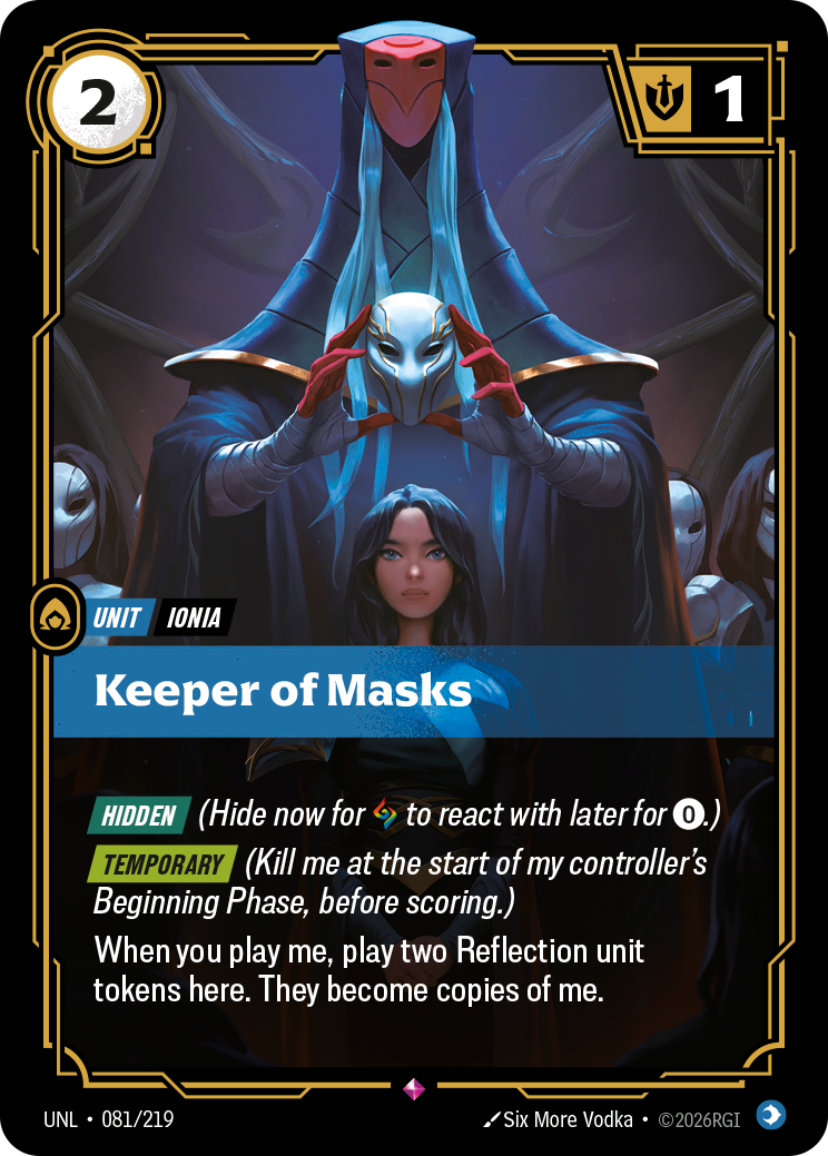 Keeper of Masks