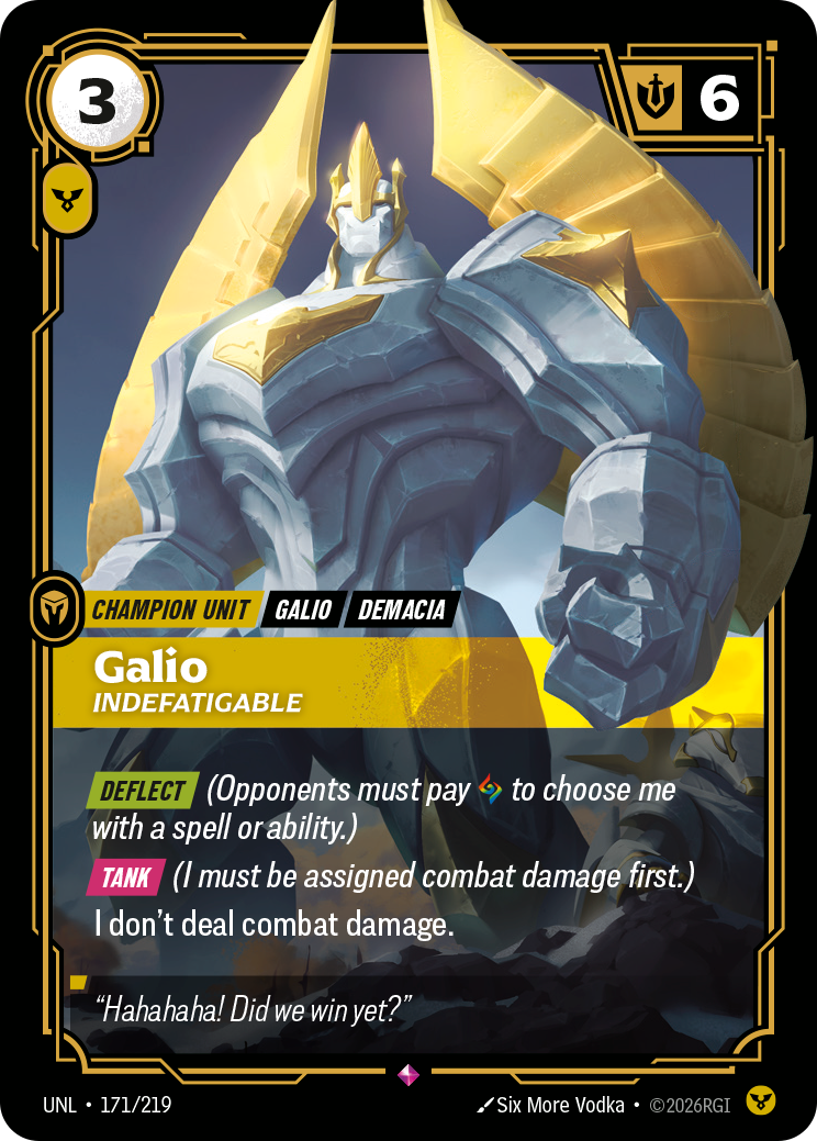 Galio - Indefatigable